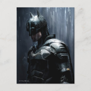 Der Batman im Regen Postkarte