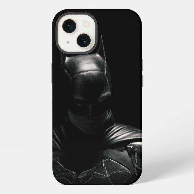 Der Batman im Schatten iPhone Hülle (Rückseite)