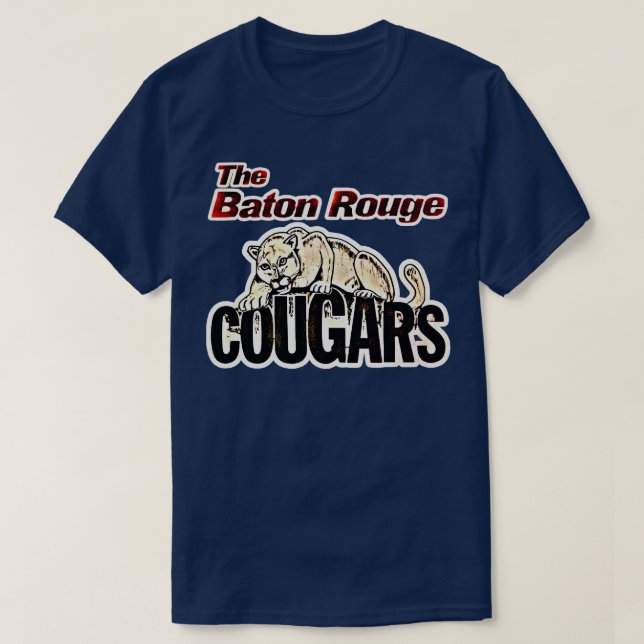 Der Baton Rouge Cougars Baseball T-Shirt (Design vorne)