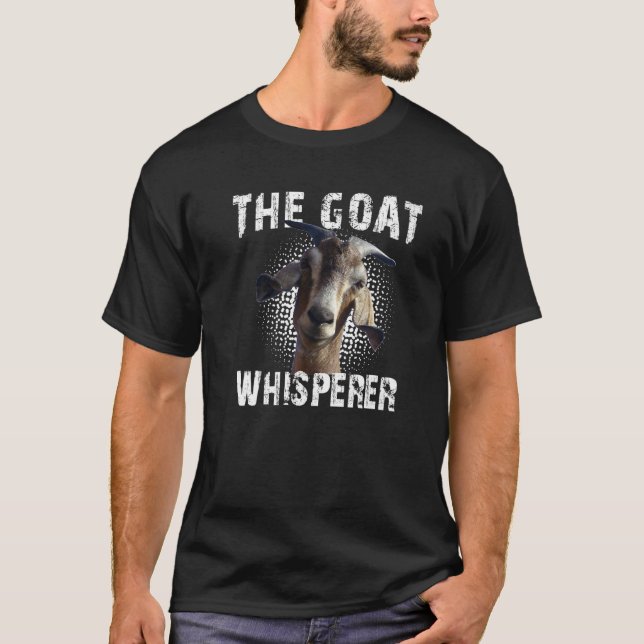 Der Bauer der Ziegenflüsterziege T-Shirt (Vorderseite)