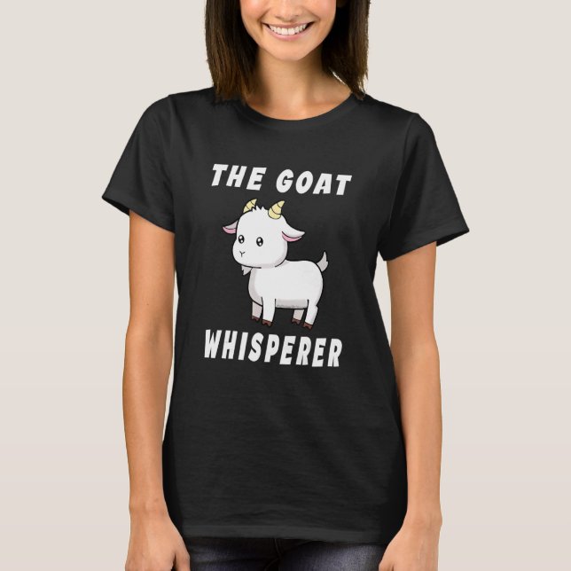 Der Bauer der Ziegenflüsterziege T-Shirt (Vorderseite)
