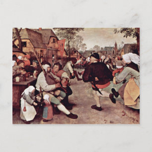 Der Bauern Tanz Von 0 (Beste Qualität) Postkarte