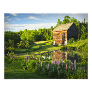 Der Bauernhof Johns Brown im Adirondacks, N.Y. Fotodruck