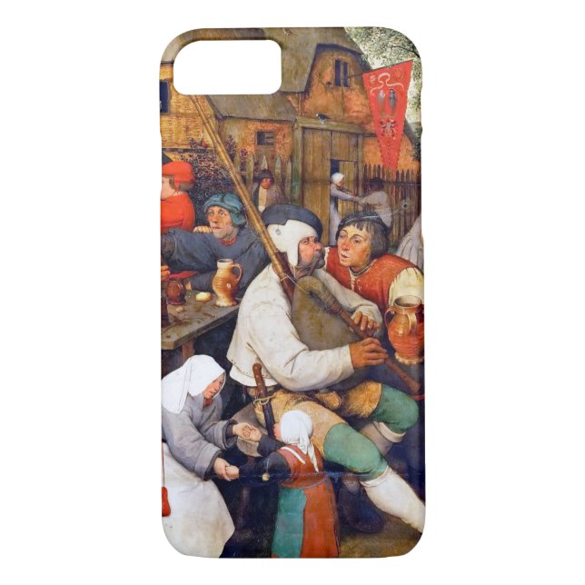 Der Bauerntanz, Pieter Bruegel Case-Mate iPhone Hülle (Rückseite)