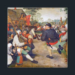 Der Bauerntanz, Pieter Bruegel Magnet<br><div class="desc">Pieter Bruegel der Ältere (1525-1530 - 9. September 1569) war der bedeutendste Künstler der holländischen und flämischen Renaissance-Malerei, ein Maler und Printmacher aus Brabant, bekannt für seine Landschaften und Bauernszenen (so genannte Genre Malerei); er war Pionier in der Herstellung beider Arten in großen Gemälden den Schwerpunkt bilden. Künstler schätzen, dass...</div>