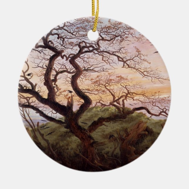 Der Baum der Krähen, 1822 Keramikornament (Vorne)