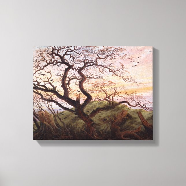 Der Baum der Krähen, 1822 Leinwanddruck (Vorderseite)