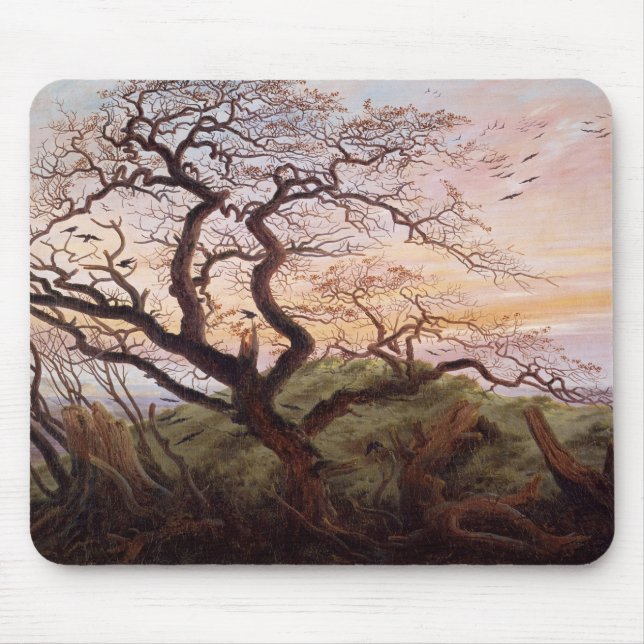 Der Baum der Krähen, 1822 Mousepad (Vorne)