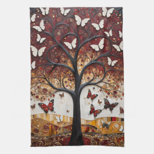 Der Baum der Metamorphose Geschirrtuch