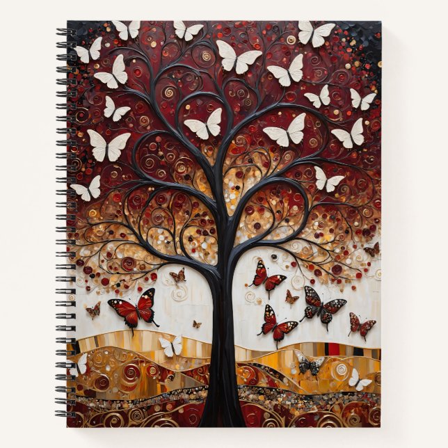 Der Baum der Metamorphose Notizbuch (Vorderseite)