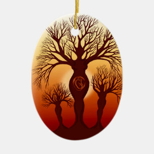 Der Baum der Mutterschaft Keramik Ornament