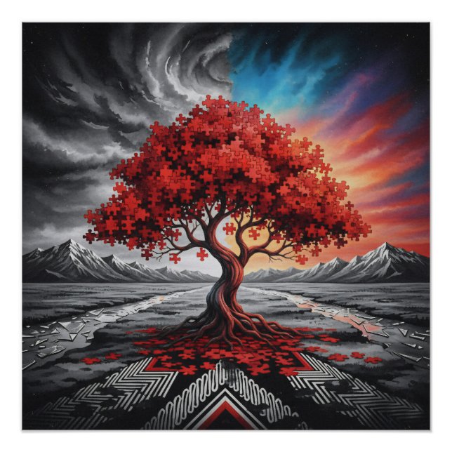 Der Baum des Bewusstseins Poster (Vorderseite)