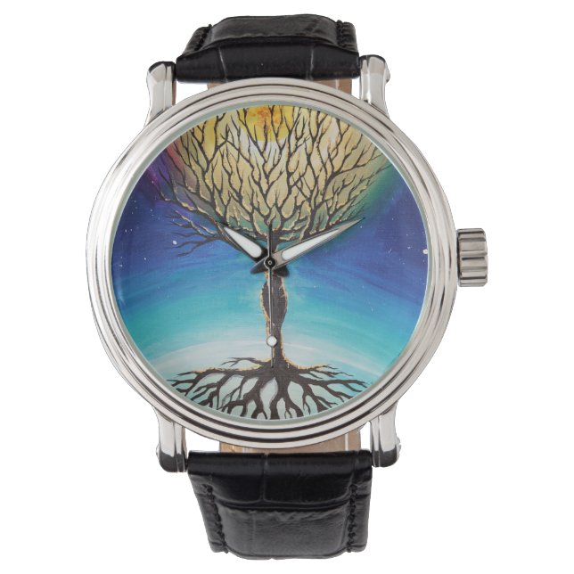 Der Baum des Egos Armbanduhr (Vorderseite)