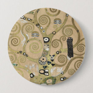 Der Baum des Lebens, Gustav Klimt Ölmalerei  Button
