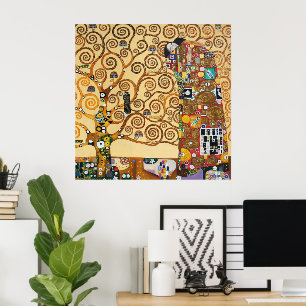 Der Baum des Lebens Gustav Klimt Poster