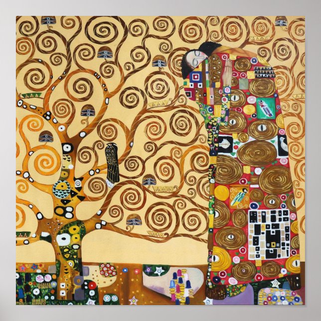 Der Baum des Lebens | Gustav Klimt | Poster (Vorne)