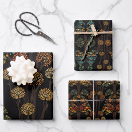 Der Baum des Lebens ist ein mächtiges und uraltes  Geschenkpapier Set
