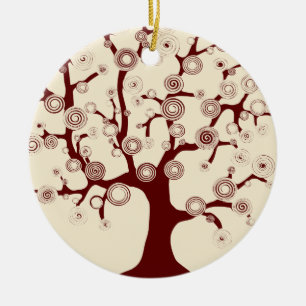 Der Baum des Lebens Keramik Ornament