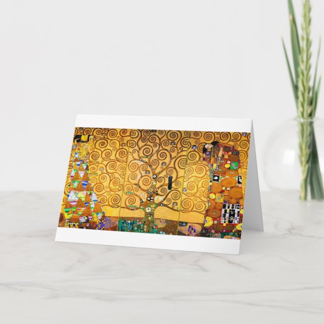 Der Baum des Lebens, Klimt-Karte Karte (Vorderseite)