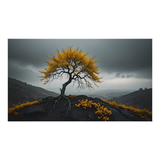 Der Baum Fotodruck (Vorne)