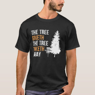 Der Baum gibt dem Baum Shirts weggenommen Datenträ
