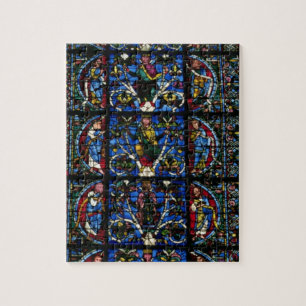 Der Baum von Jesse, Lanzettenfenster im Westfacad