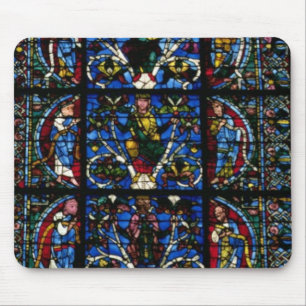 Der Baum von Jesse, Lanzettenfenster im Westfacad Mousepad