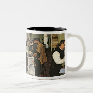 Der Baumwollaustausch, New Orleans, 1873 Zweifarbige Tasse