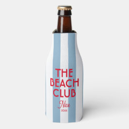 Der Beach Club Französisch Red Blue Cabana Strip Flaschenkühler