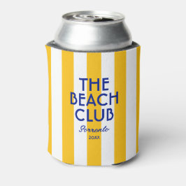 Der Beach Club Sorrento Yellow Cabana Strip Dosenkühler