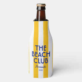 Der Beach Club Sorrento Yellow Cabana Strip Flaschenkühler