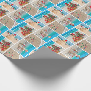 Der Beachin Sandy der Jahreszeit Geschenkpapier