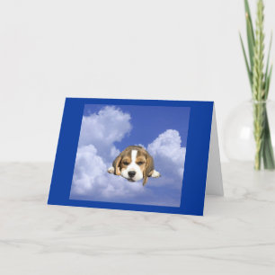 Der Beagle, der Sie liebt, ist himmlische Karte