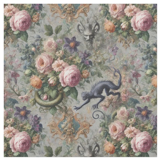 Der bedrohte Lavendel Lycan - Klassischer Tile Stoff (Nahaufnahme)