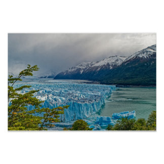 Der beeindruckende Perito-Moreno-Gletscher Poster
