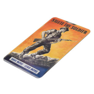 Der Befreier. Neudruck des britischen Kriegsposter Magnet