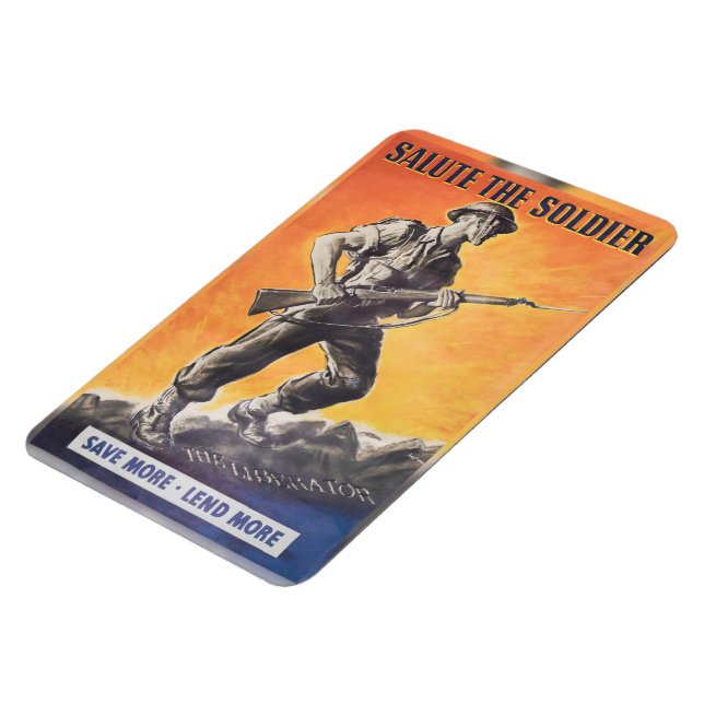 Der Befreier. Neudruck des britischen Kriegsposter Magnet (Linke Seite)