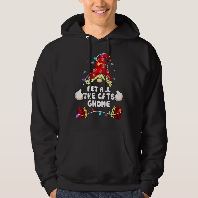 Der Begleiter alle Katzen Buffalo Kariert, um Chri Hoodie (Vorderseite)