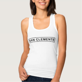 Der Behälter der San Clemente-Zeichen-Frauen Tank Top