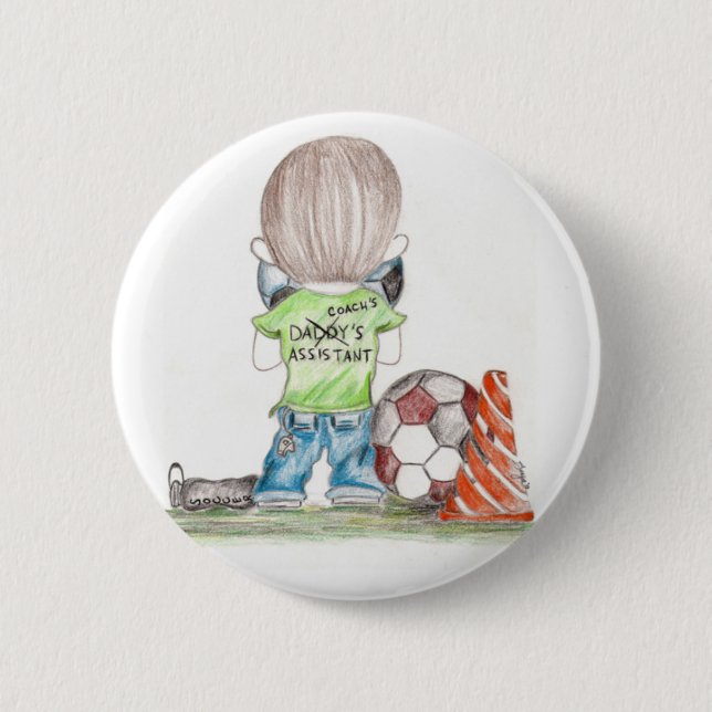 Der behilfliche Knopf des Trainers Button (Vorderseite)