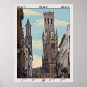 Der Belfry in Brügge Poster