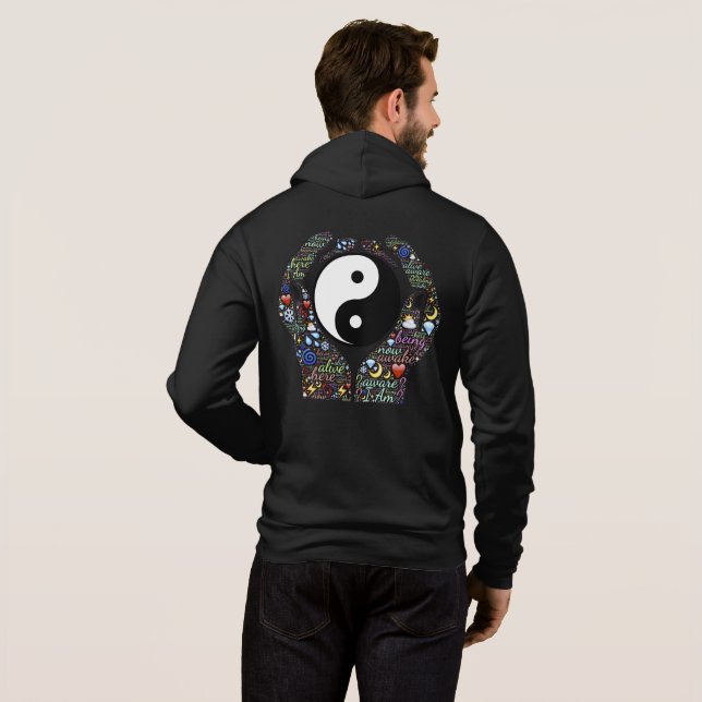 Der Bella der unglaublichen Männer+Leinwand Hoodie (Schwarz voll)