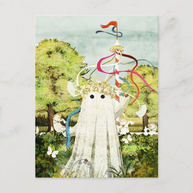 Der Beltane-Geist Postkarte (Vorderseite)