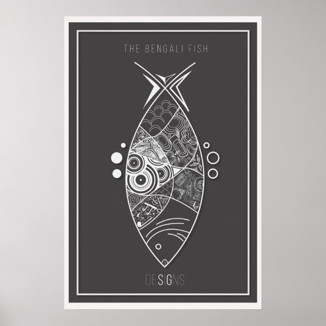 Der bengalische Fischdoodle Poster (Vorne)