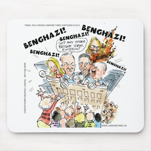 Der Benghazi-Shuffle Lustig Mousepad (Vorne)