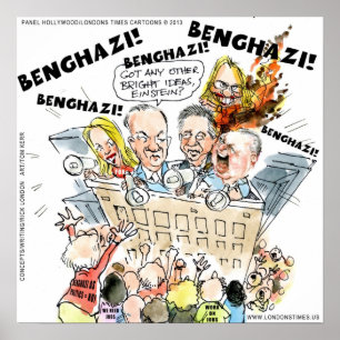 Der Benghazi-Shuffle Lustiges Poster