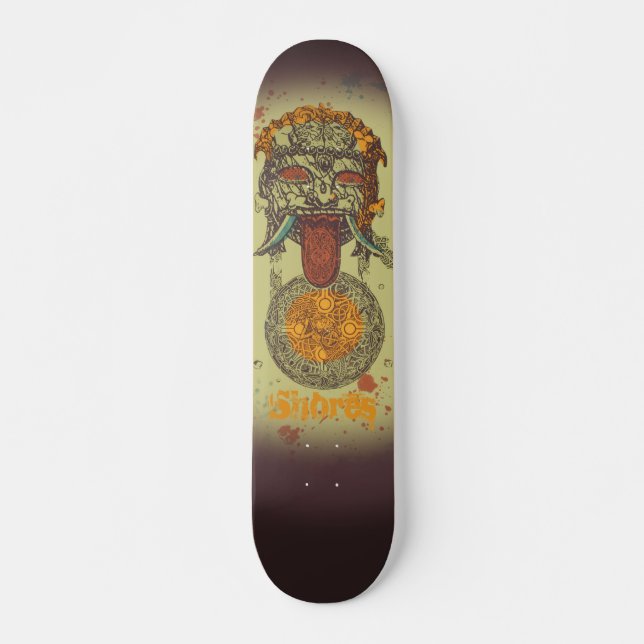 Der Beobachter #1 - Grün Skateboard (Vorne)