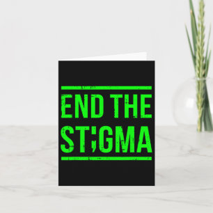 Der Berater des Stigma Mental Health Awareness War Karte