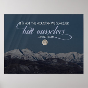 Der Berg, den wir erobern Poster