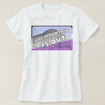 Der Berg ist heraus asexuales Shirt
